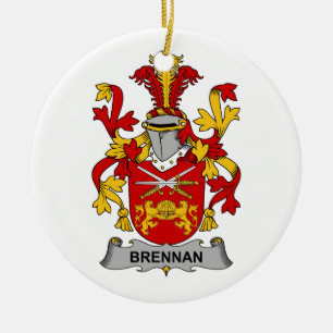Brennan Familienwappen Keramik Ornament