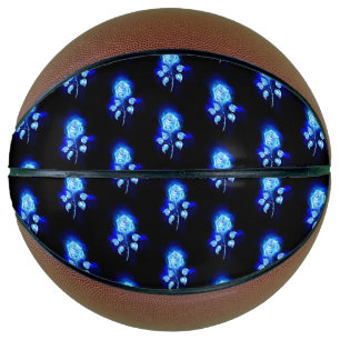 Brennen der blauen Rose Basketball