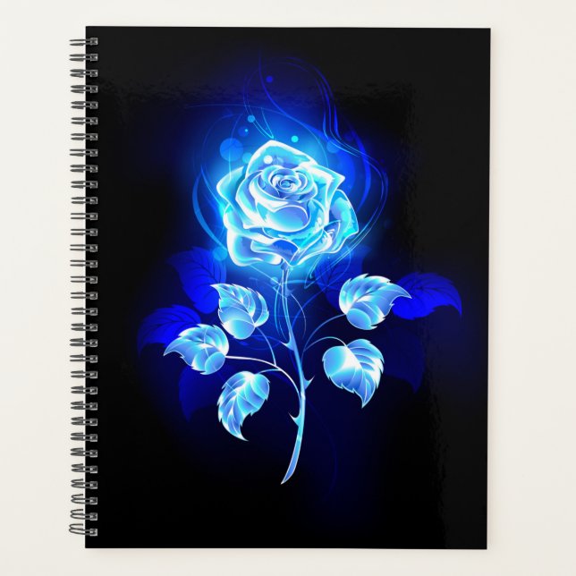 Brennen der blauen Rose Planer (Vorderseite)