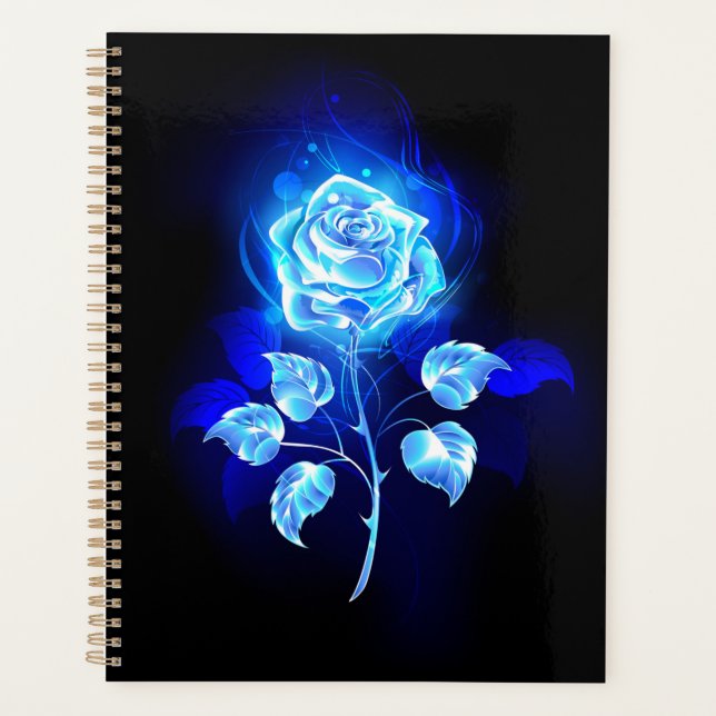 Brennen der blauen Rose Planer (Vorderseite)