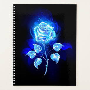 Brennen der blauen Rose Planer