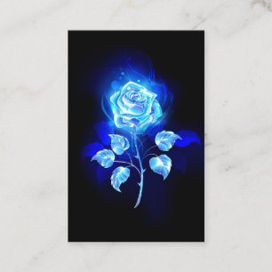 Brennen der blauen Rose Rabattkarte