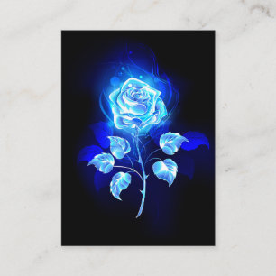 Brennen der blauen Rose Rabattkarte