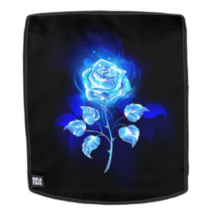 Brennen der blauen Rose Rucksack