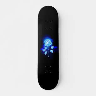 Brennen der blauen Rose Skateboard