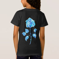 Brennen der blauen Rose