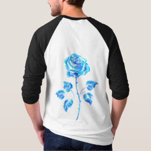 Brennen der blauen Rose T-Shirt