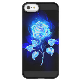 Brennen der blauen Rose Permafrost® iPhone SE/5/5s Hülle