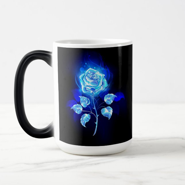 Brennen der blauen Rose Verwandlungstasse (Links)