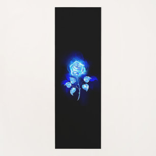 Brennen der blauen Rose Yogamatte