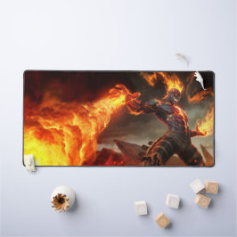 Brennen der Gaming-Desk-Mat | Flammenmousepad Schreibtischunterlage