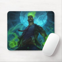Brennen der Gaming-Mousepad | Flammengedämpft