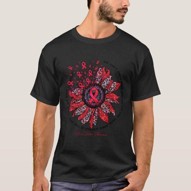 Brennen der Opfer - Sonnenblumen-Blume Wir tun nic T-Shirt (Vorderseite)