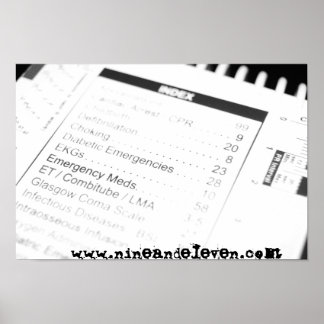 Brennen Sie aus. Poster