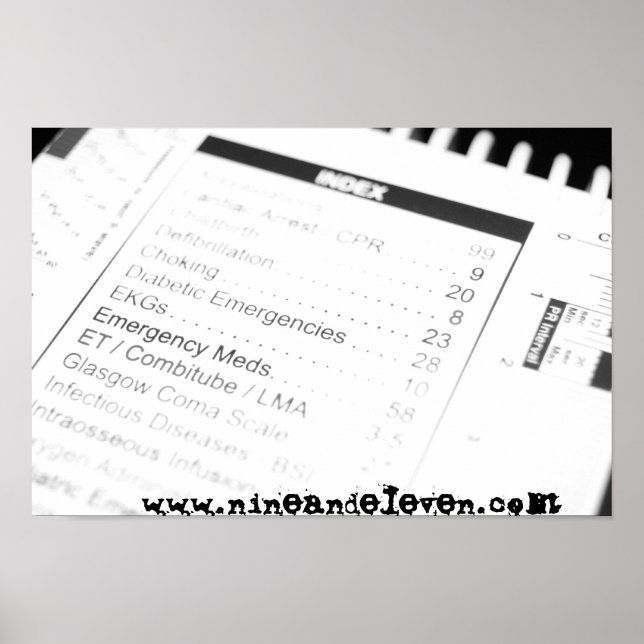 Brennen Sie aus. Poster (Vorne)