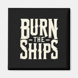 Brennen Sie die Schiffe Patriotic 4. Juli Unabhäng Magnet