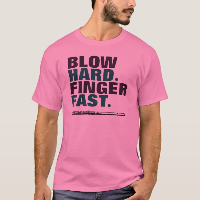 Brennen Sie harter Finger-schnelles Flöten-Band T-Shirt (Vorderseite)