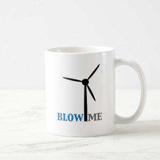 brennen Sie mich Windkraftanlage durch Tasse