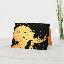 Brennen Sie Sie ein Kuss durch Feiertagskarte