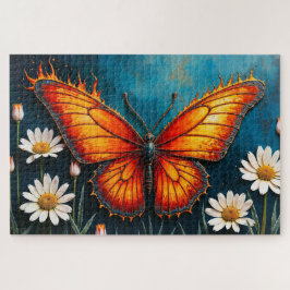 Brennen von Schmetterlingsmopfflügel Puzzle