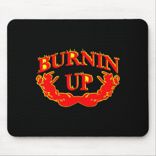 Brennende alte Flammen Mousepad