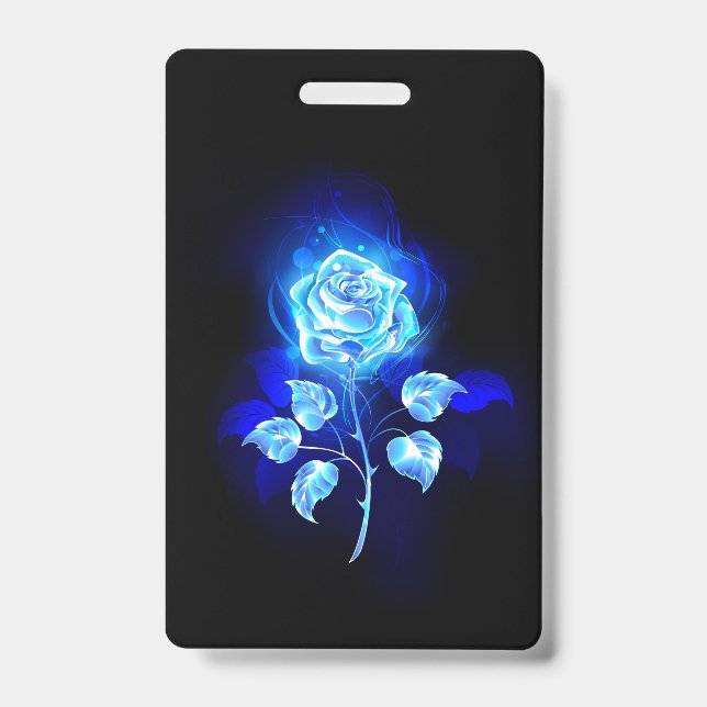 Brennende Blaue Rose Ausweis (Vorderseite)