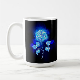 Brennende Blaue Rose Kaffeetasse