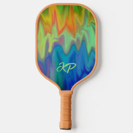 Brennende Farben Pickleball Schläger