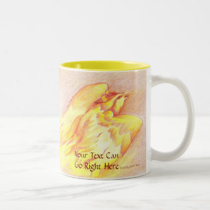 Brennende Phoenix-Tasse Zweifarbige Tasse
