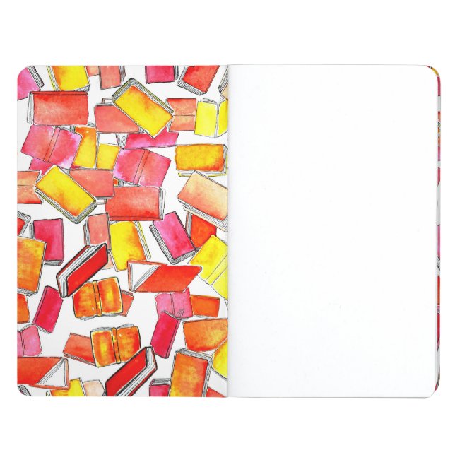 Brennende regnende Bücher Mini-Zeitschrift (Innenseite Vorne)