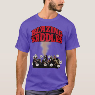 Brennende Sättel Lagerfeuer-Fur-Szene T-Shirt