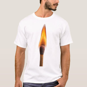 Brennende Streichholzflammenkunst – Feuerfunken Du T-Shirt