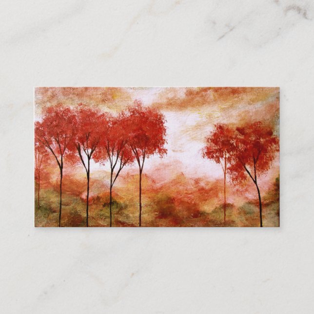 Brennende Visitenkarte (Vorderseite)