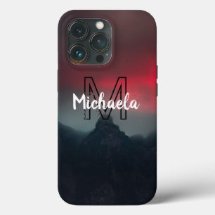 Brennende Wolken, Nebel und Monografie der Berge i Case-Mate iPhone Hülle
