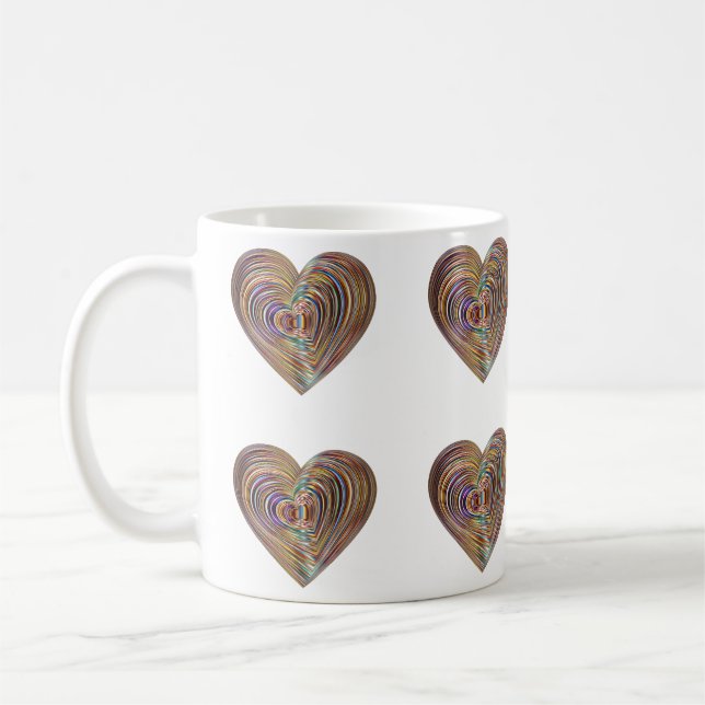 Brennender Busch Minimalistisches Symbol Kaffeetasse (Links)