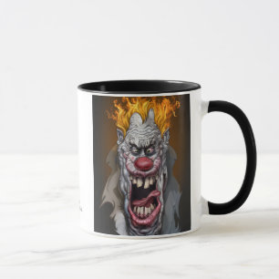 brennender Clown Tasse