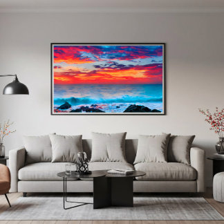 Brennender Horizont Poster