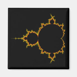 Brennender Mandelbrot Set-Magnet Magnet