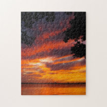 Brennender Sonnenuntergang