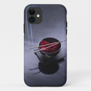 Brennender Weihrauch auf Schüssel Blumenblätter Case-Mate iPhone Hülle