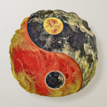 Brennender Yin Yang Handwerker