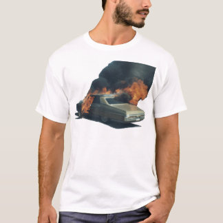 Brennendes Auto T-Shirt