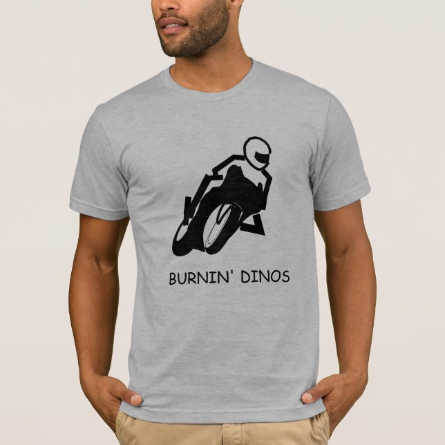 Brennendes Dinos! T-Shirt (Vorderseite)