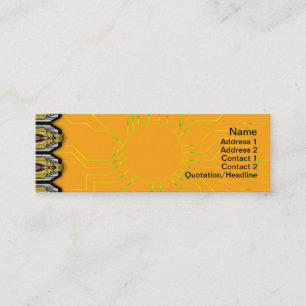 Brennendes rotes Magma bewegt das große Mini Visitenkarte