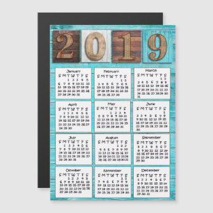 Brennholz 2019-Kalender Magneteinladung