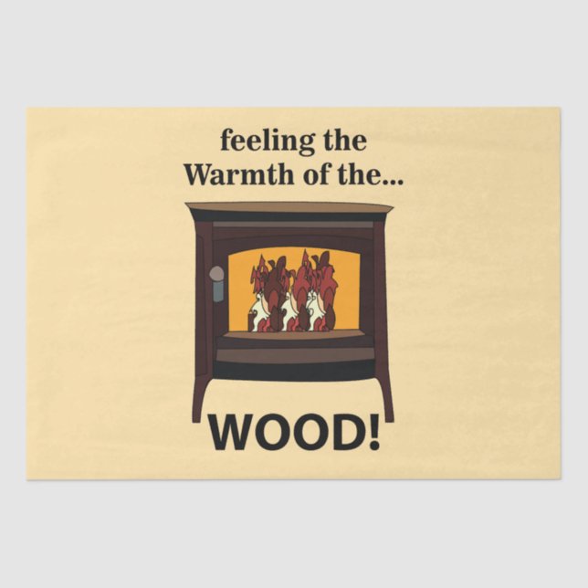 Brennholz Brennholz Brandholz Seidenpapier (Vorderseite)