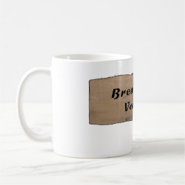 Brennholz Kaffeetasse