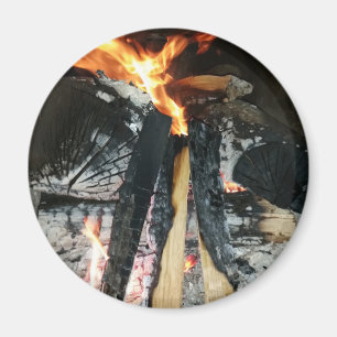 Brennholz Magnet