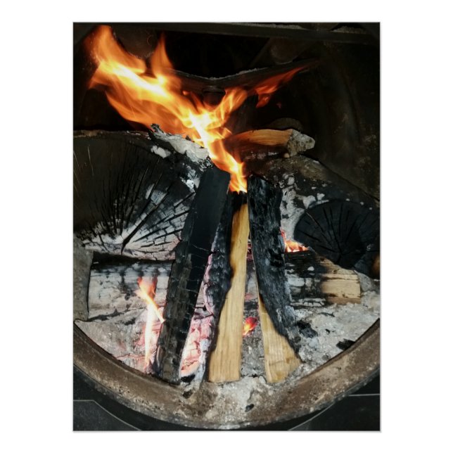 Brennholz Poster (Vorderseite)