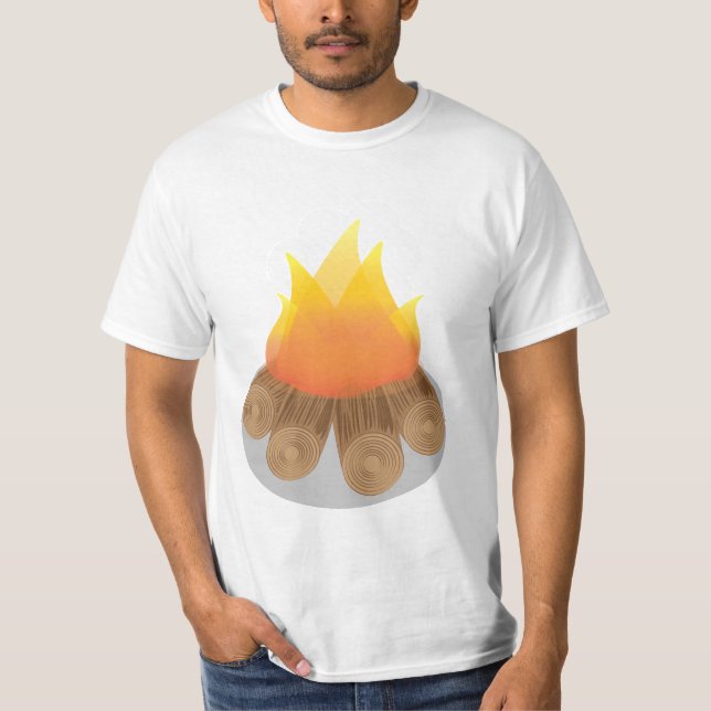 Brennholz T-Shirt (Vorderseite)
